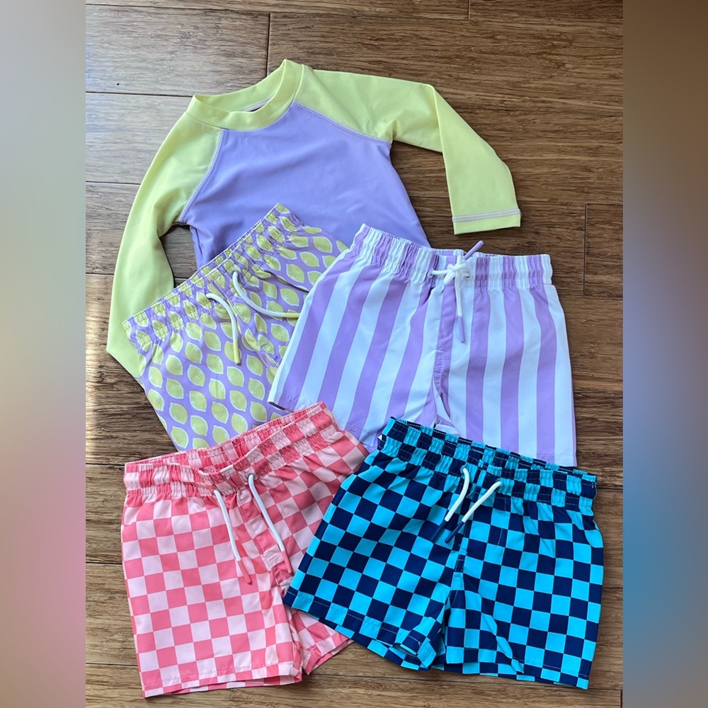 Cat and Jack boy swim bundle size 3-6m and 6-9m. 1016